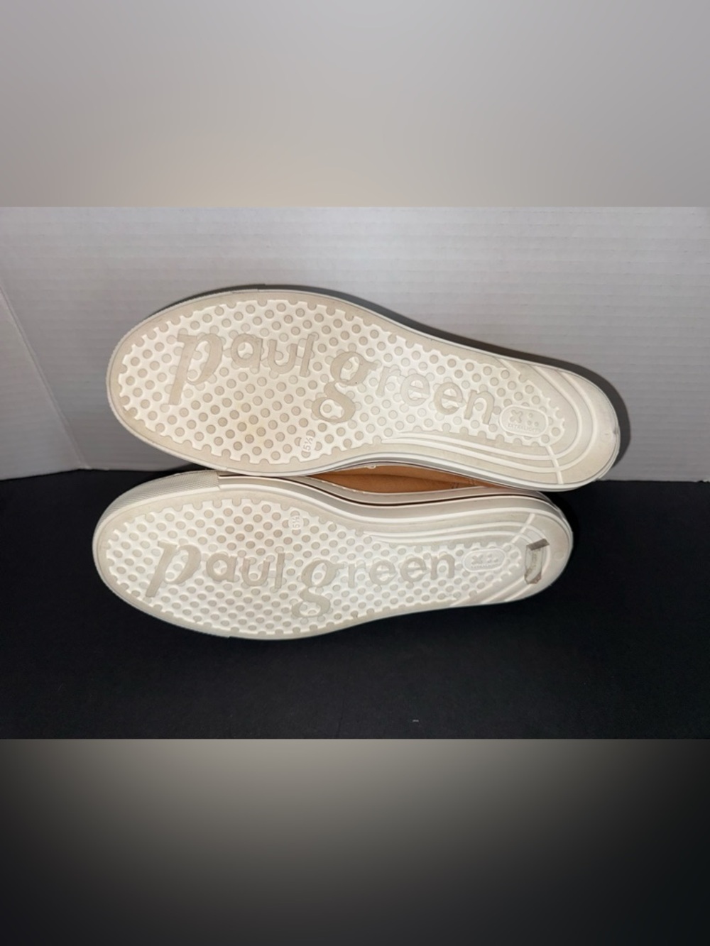 PAUL GREEN Nubuck Leather Extra Light Super Soft Lined High Top Chic Sneaker 8 - Picture 12 of 12